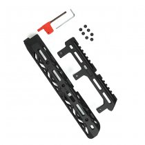 KRUK Medium AK Handguard M-LOK & Long Gas Tube Cover - Black