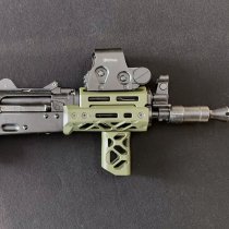 KRUK Short AKS-74U Handguard M-LOK & Short Top Cover - Black