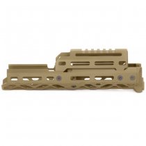 KRUK Long AKS-74U Handguard M-LOK & Short Top Cover - Coyote