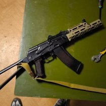 KRUK Long AKS-74U Handguard M-LOK & Short Top Cover - Olive