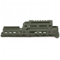 KRUK Long AKS-74U Handguard M-LOK & Short Top Cover - Olive