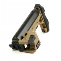 KRUK Universal Telescopic AK Stock & Left-Side Folding Adapter CRC 9037 - Coyote