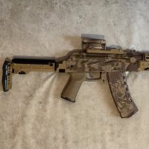 KRUK Universal Telescopic AK Stock & Left-Side Folding Adapter CRC 9037 - Olive