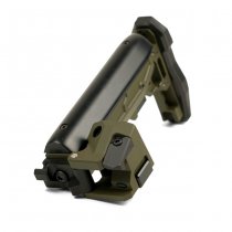 KRUK Universal Telescopic AK Stock & Left-Side Folding Adapter CRC 9037 - Olive