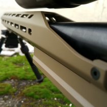 KRUK Aluminum Chassis & Handguard Howa 1500 Short Action - Black