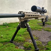 KRUK Aluminum Chassis & Handguard Howa 1500 Short Action - Black