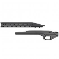 KRUK Aluminum Chassis & Handguard Howa 1500 Short Action - Black