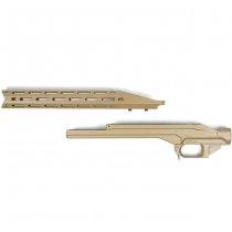 KRUK Aluminum Chassis & Handguard Howa 1500 Long Action - Coyote