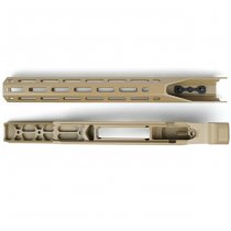 KRUK Aluminum Chassis & Handguard Howa 1500 Long Action - Coyote