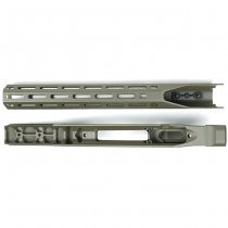 KRUK Aluminum Chassis & Handguard Remington Model 700 Long Action - Olive
