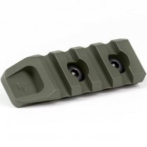 KRUK 4 Slots Picatinny Rail M-LOK - Olive