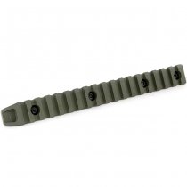 KRUK 18 Slots Picatinny Rail M-LOK - Olive
