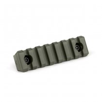 KRUK 7 Slots Picatinny Rail M-LOK - Olive