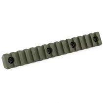 KRUK 15 Slots Picatinny Rail M-LOK - Olive