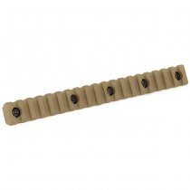 KRUK 19 Slots Picatinny Rail M-LOK - Coyote