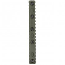 KRUK 19 Slots Picatinny Rail M-LOK - Olive