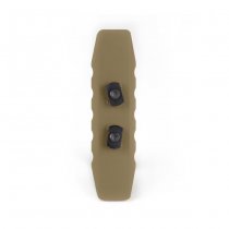 KRUK 5 Slots Picatinny Rail Side Bevels M-LOK - Coyote