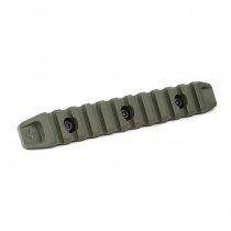 KRUK 11 Slots Picatinny Rail Side Bevels M-LOK - Olive