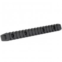 KRUK 17 Slots Picatinny Rail Side Bevels M-LOK - Black
