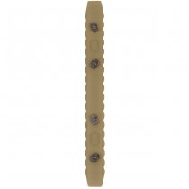 KRUK 17 Slots Picatinny Rail Side Bevels M-LOK - Coyote