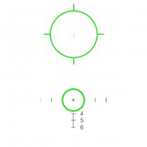 EoTech Vudu 1-6x24 SR2 FFP 7.62 BDC MOA Green - Black