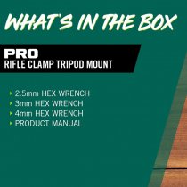 Vortex Optics Pro Rifle Clamp Tripod Mount