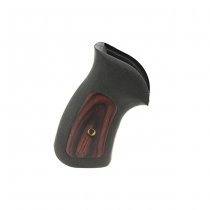 Ruger GP100 Rubber & Rosewood Inserts Compact Grip
