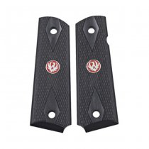 Ruger SR1911 Silverblack Dymondwood Grips - Black