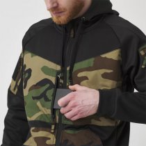 Helikon-Tex Rogue Tactical Hoodie FullZip - Black / ERDL - L
