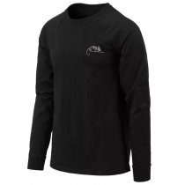 Helikon-Tex T-Shirt Long Sleeve Helikon-Tex Logo - Black - S
