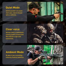 Earmor M20T PRO Electronic Bluetooth Earplug - Coyote