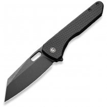 CIVIVI Nugz Flipper & Thumb Hole Knife - Black