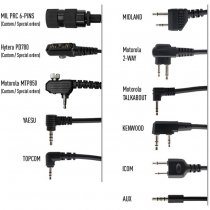 Earmor M56 DualComm PTT - Motorola Double Pin