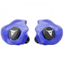 Decibullz Custom Molded Earplugs - Blue