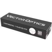Vector Optics Continental x10 1-10x28 ED FFP CTR Riflescope