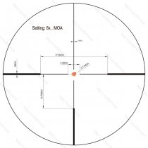 Vector Optics Continental x6 1-6x24 Fiber Hunting LPVO Riflescope