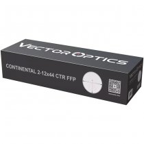 Vector Optics Continental x6 2-12x44 CTR Riflescope