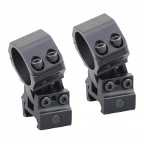 Vector Optics X-ACCU 25.4mm / 1 Inch Adjustable Elevation Picatinny Rings