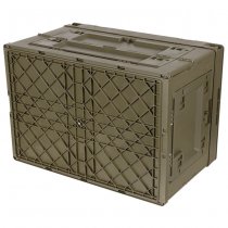 MFH Plastic Folding Storage Case 60 l - Olive