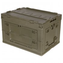 MFH Plastic Folding Storage Case 60 l - Olive