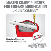 Real Avid Accu-Punch 11-Piece Standard Brass & Steel Pin Punch Set
