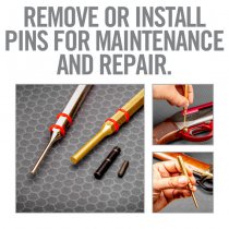 Real Avid Accu-Punch 11-Piece Standard Brass & Steel Pin Punch Set