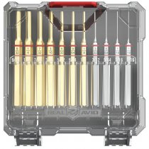 Real Avid Accu-Punch 11-Piece Standard Brass & Steel Pin Punch Set