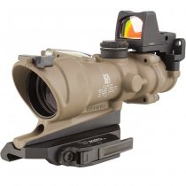 Trijicon ACOG 4x32 BAC ECOS Riflescope & RMR 3.25 MOA Green Crosshair Reticle - Dark Earth