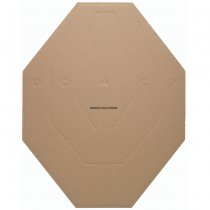 Range Solutions IPSC Cardboard Shield - Brown