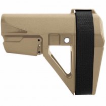 SB Tactical SBA5 Pistol Stabilizing Brace - Dark Earth