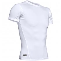 Under Armour Mens Tactical HeatGear Compression T-Shirt - White - 3XL