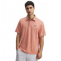 Under Armour Tech Polo - Canyon Pink / Pitch Grey - 2XL