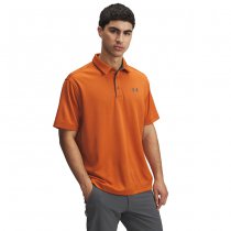 Under Armour Tech Polo - Burnished Orange / Pitch Grey - XL