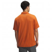 Under Armour Tech Polo - Burnished Orange / Pitch Grey - XL